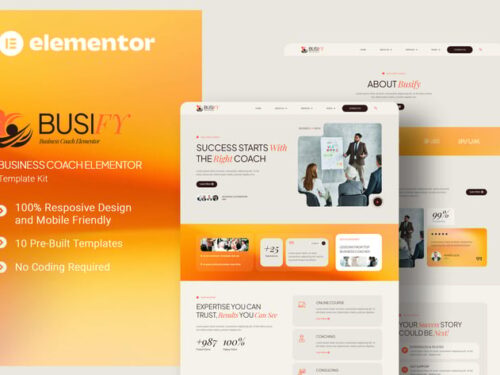 商务教练 Elementor模板套件