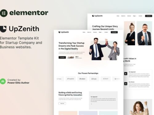 初创公司业务 Elementor模板套件