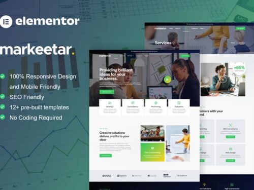 数字营销机构 Elementor模板套件