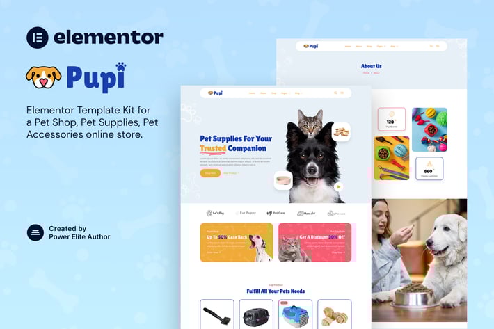 13_pupi_pet_shop_pet_supplies_elementor_template_kit