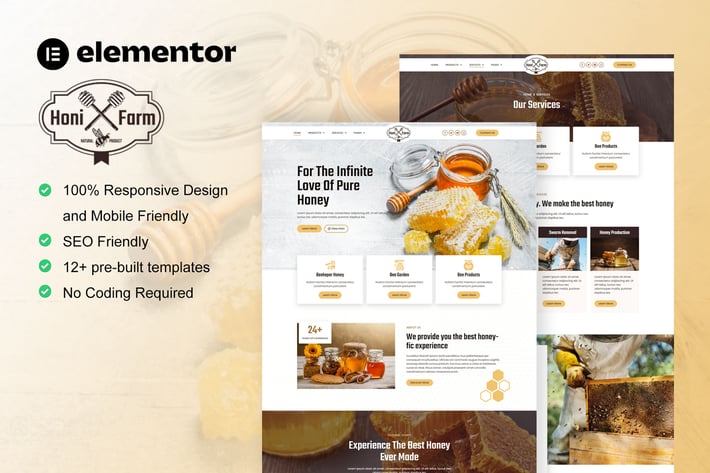 23_honifarm_honey_bee_farm_elementor_template_kit