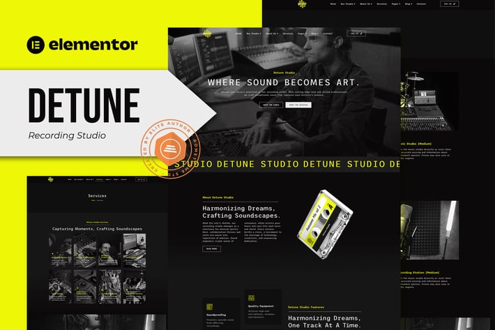 24_detune_recording_studio_elementor_pro_template_kit