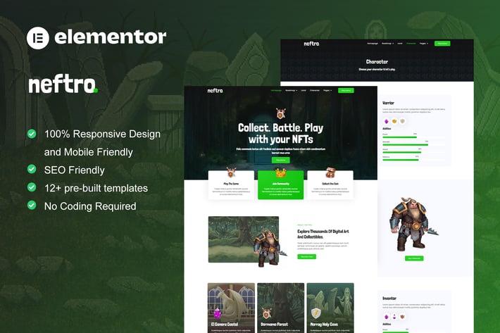 37_neftro_game_nft_elementor_template_kit