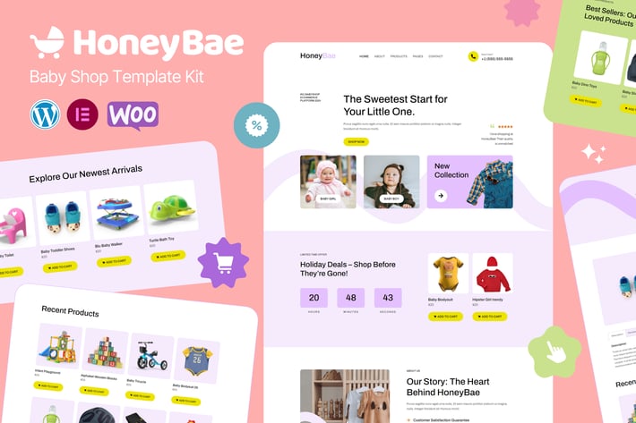 41_honeybae_baby_shop_ecommerce_elementor_pro_templat