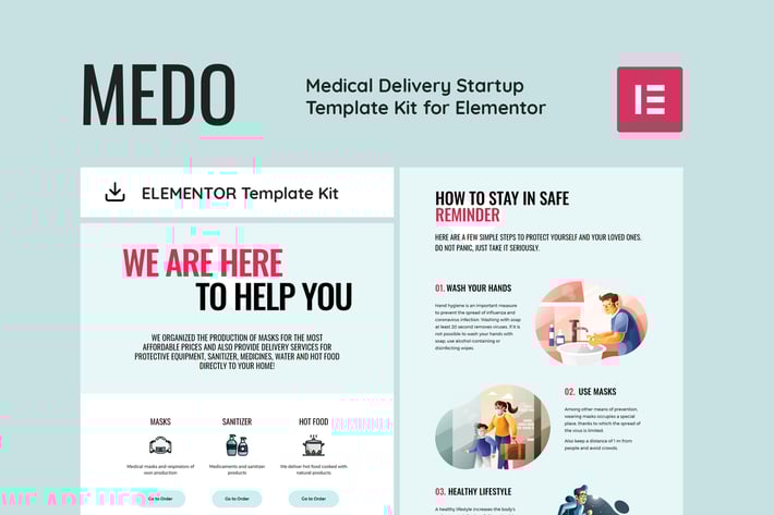 47_medo_medical_delivery_startup_elementor_template_k