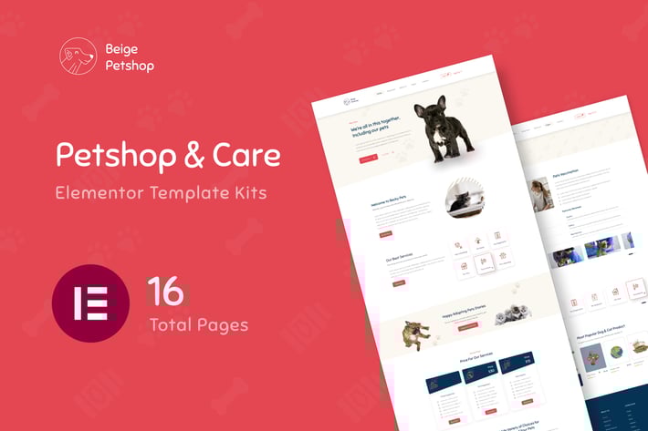 54_beige_pet_shop_woocommerce_elementor_template_kit