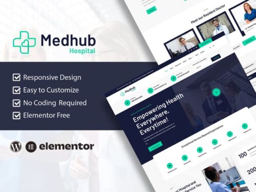 医院医疗 Elementor模板套件