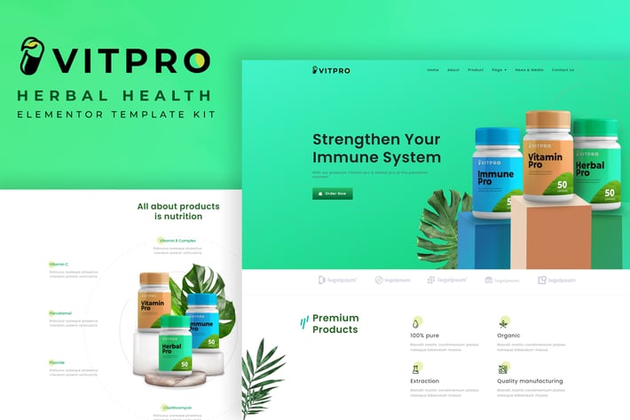 60_vitpro_herbal_health_elementor_template_kit
