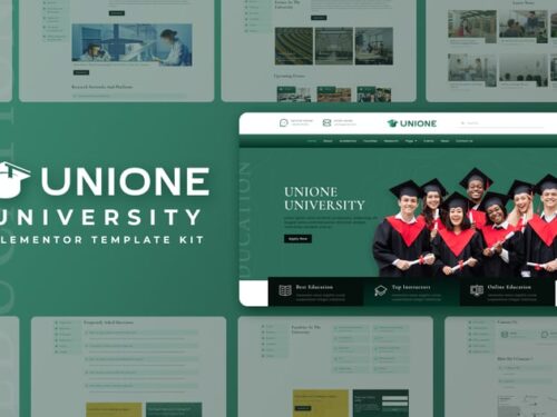 大学 Elementor模板套件