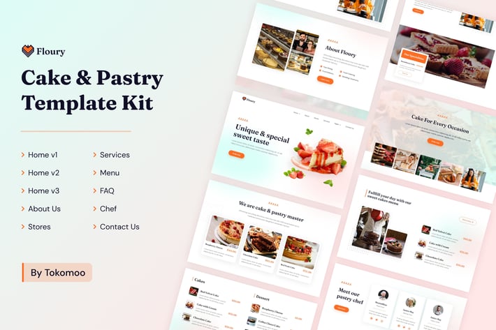 86_floury_cake_pastry_elementor_template_kit