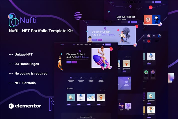 9_nufti_nft_collections_elementor_template_kit